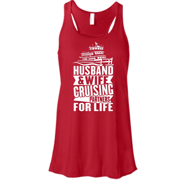 Husband & Wife T Shirt, Cruising Partners For Life T Shirt, Cool T Shirt