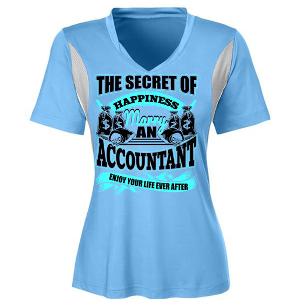 Happiness Marry An Accountant T Shirt, I Love Accountant T Shirt, Awesome T-Shirts