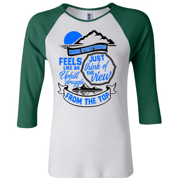 Just Think Of The View T Shirt, I Love Hiking T Shirt, Awesome T-Shirts