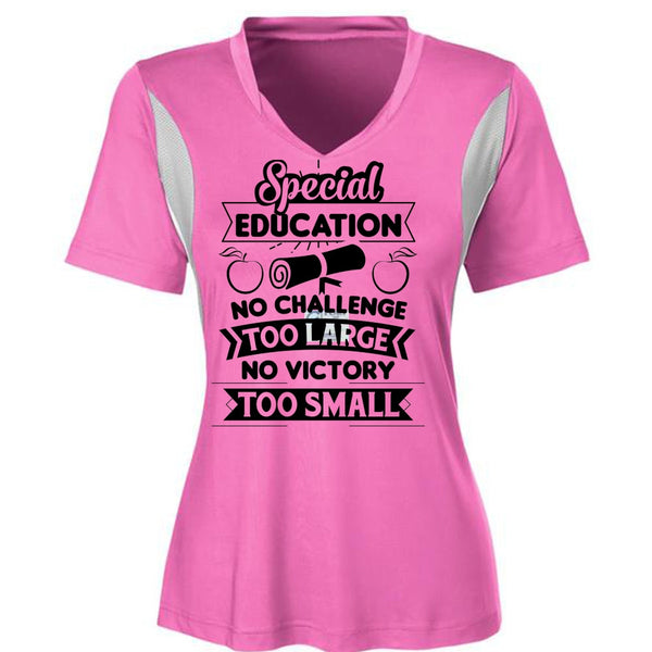 Special Education No Challenge Too Large No Victory Too Small T Shirt, Career T Shirt