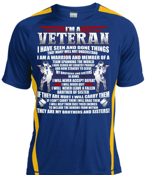 I'm A Veteran T Shirt, My Brothers And Sisters T Shirt, Cool Shirt