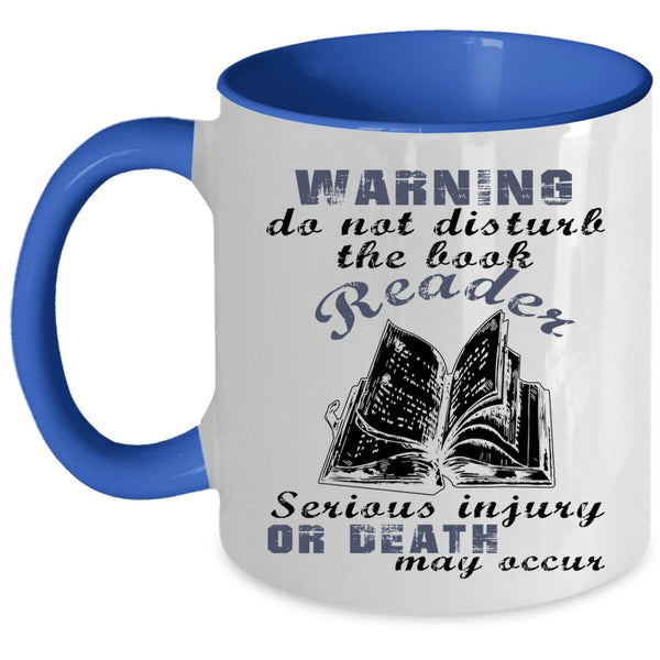 Awesome Book Reader Coffee Mug, The Book Reader Accent Mug