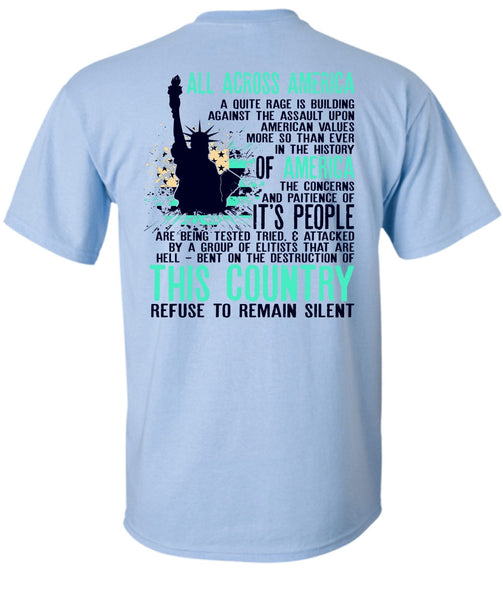 All Across America T Shirt, I Love Veteran T Shirt
