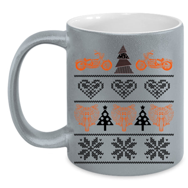 Christmas Family Vacation  Coffee Mug, Awesome Biker Accent Mug