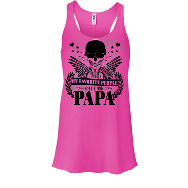 My Favorite People T Shirt, Gift For Papa Tank Top
