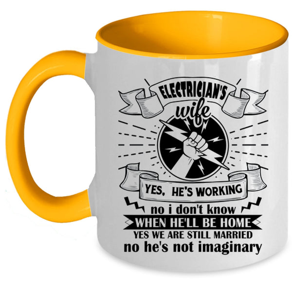 Electrician's Wife Cup, Cool Gift For My Wife Mug