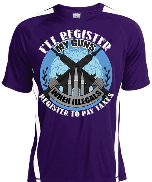 I'll Register My Guns T Shirt, Being A Veteran T Shirt, Cool Shirt