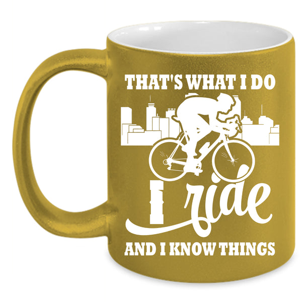 I Ride Coffee Mug, I Love Riding Coffee Cup