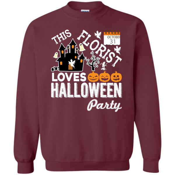 This Florist Love Halloween Party T Shirt, Cool Florist Sweatshirt