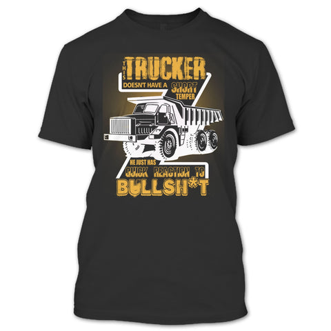 A black t-shirt with the shopify logo