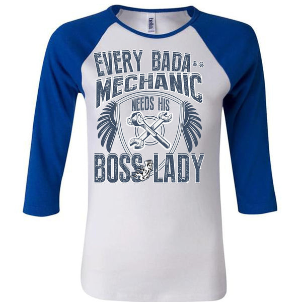 Mechanic Needs His Boss Lady T Shirt, I Love Mechanic T Shirt, Awesome T-Shirts