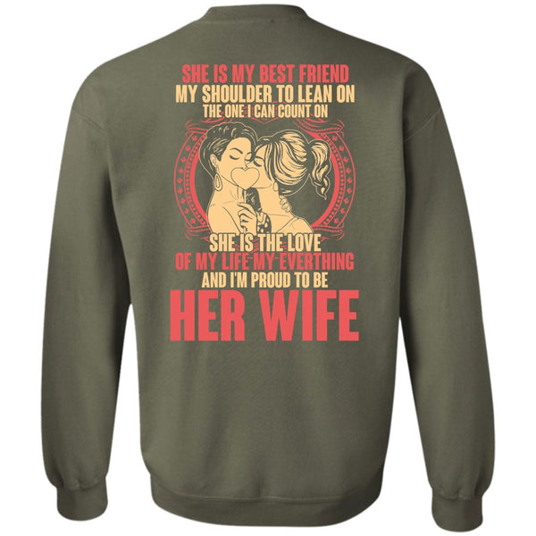 She Is My Best Friend T Shirt, I Love Wife Sweatshirt