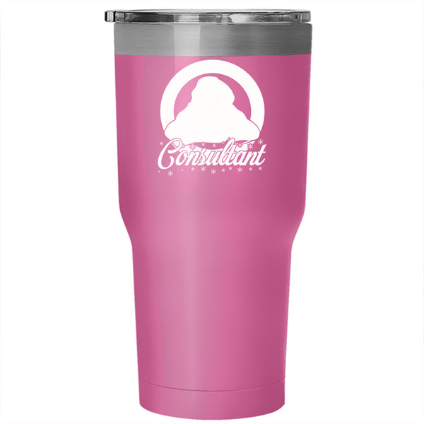 I'm A Consultant Tumbler 30 oz Stainless Steel, Awesome Christmas Travel Mug