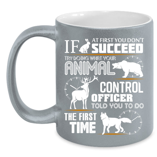 Animal Control Officer Coffee Mug, Cool Job Title Coffee Cup