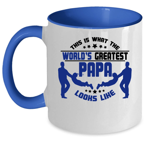 Cute Coffee Mug, What The World's Greatest Papa Looks Like Accent Mug