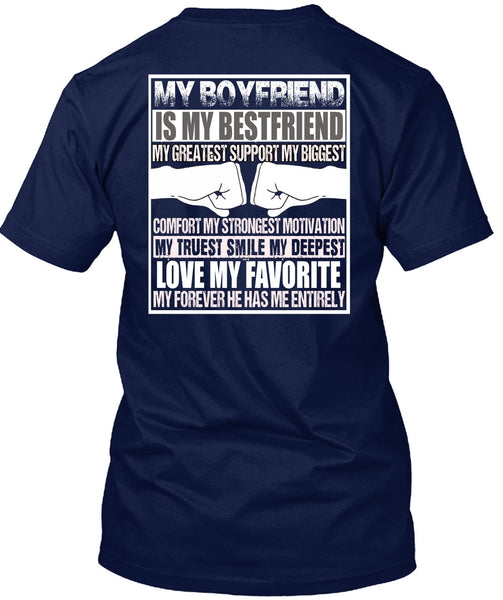 My Boyfriend Is My Best Friend T Shirt, Love My Favorite T Shirt