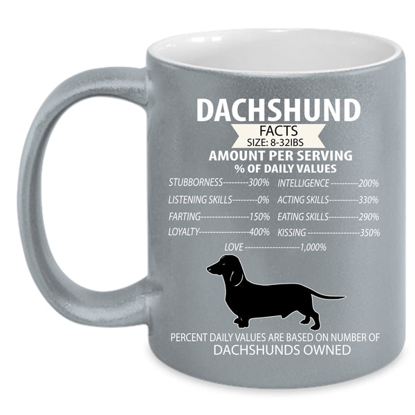 Dachshund Coffee Mug, Dachshunds Owned Coffee Cup