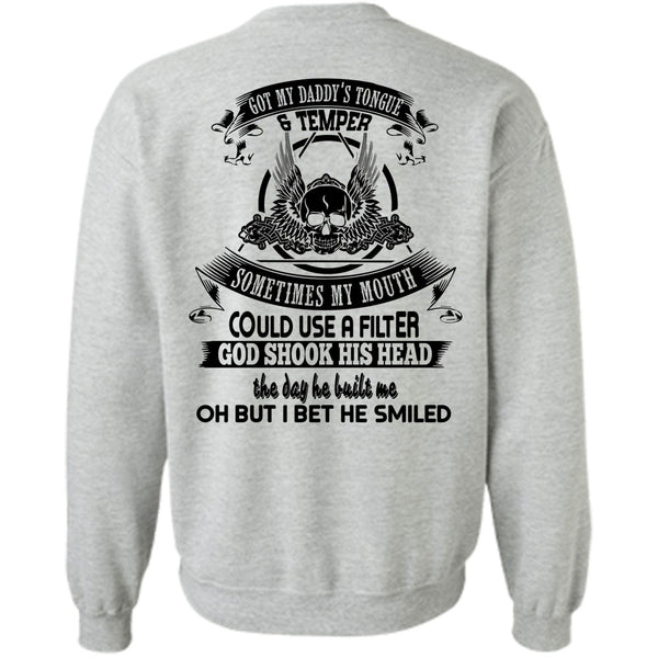 Being A Gunner T Shirt, God Shook His Head The Day He Built Me Sweatshirt