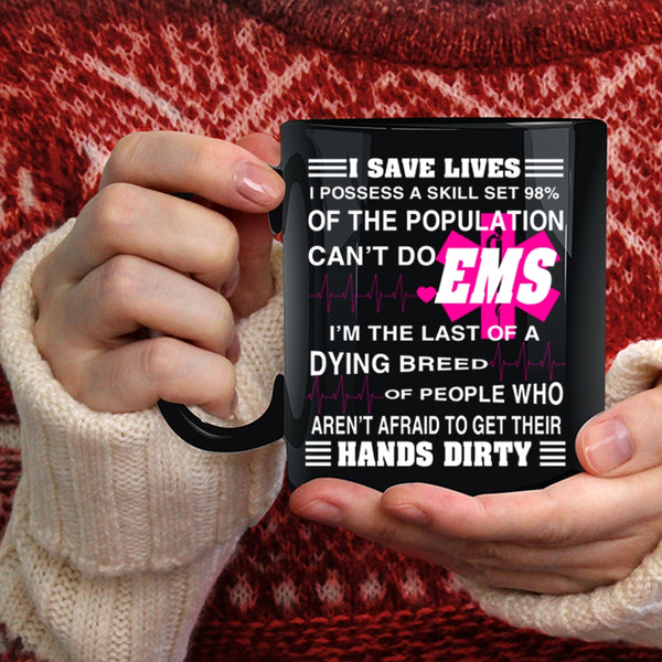 I Save Lives Coffee Mug, Cute Gift For Nurse Coffee Cup