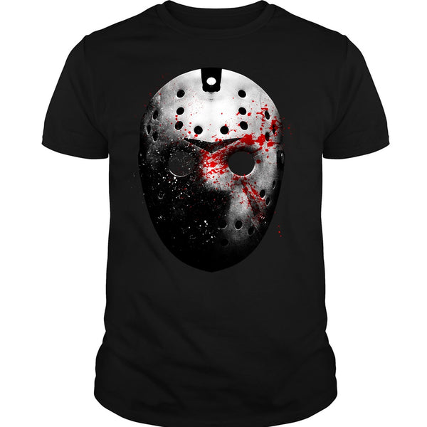 A black t-shirt with the shopify logo