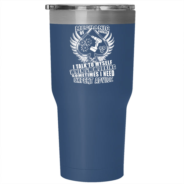 Mechanic Tumbler 30 oz Stainless Steel, Cute Gift For Mechanic Travel Mug
