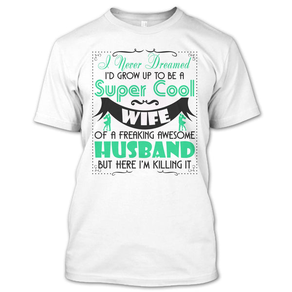 A black t-shirt with the shopify logo