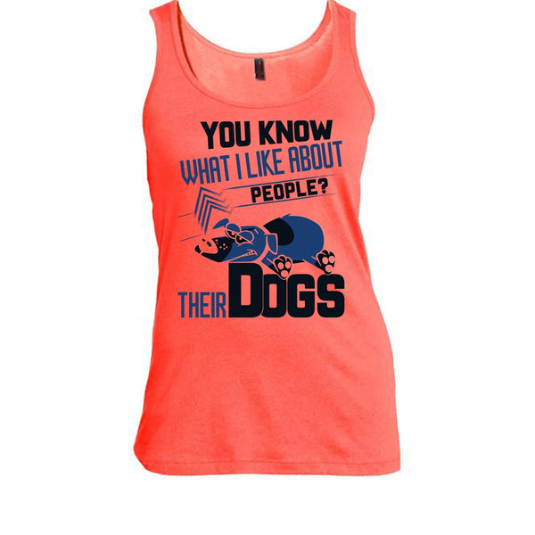 You Know what I Like About People T Shirt, Coolest Dog Lover T Shirt, Awesome t-shirts