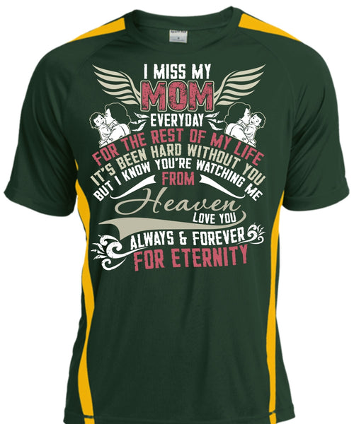 I Miss My Mom T Shirt, Watching Me From Heaven T Shirt, Cool Shirt