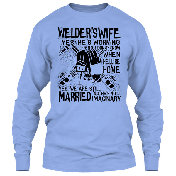 Welder's Wife T Shirt, Coolest Welder's Husband T Shirt