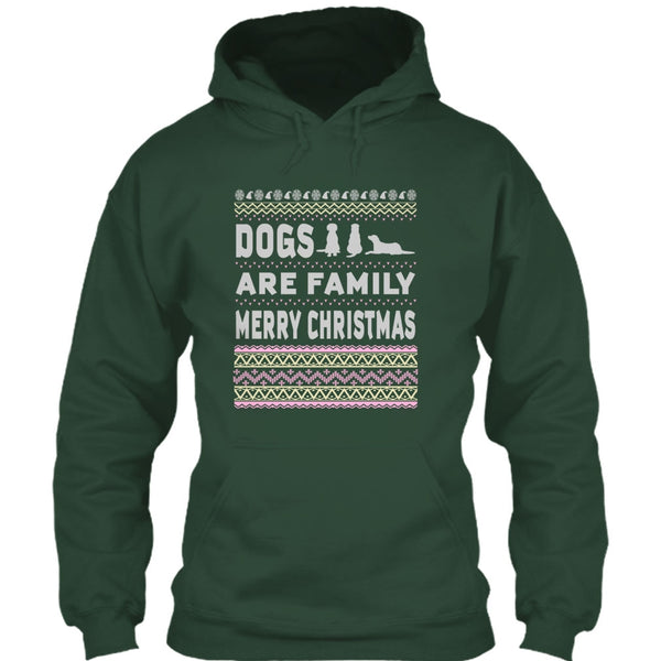 Dog Are Family T Shirt, Merry Christmas T Shirt
