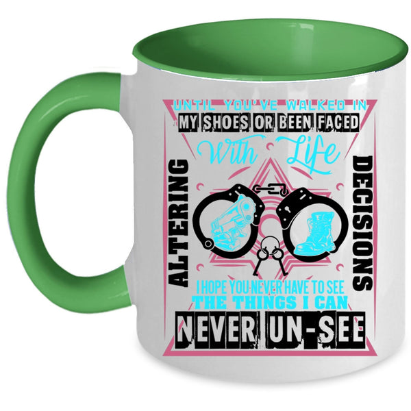 Cool Gift For Policeman Coffee Mug, Awesome Police Officer Accent Mug
