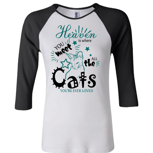 Heaven Is Where You Meet All The Cats T Shirt, I Love My Cat T Shirt, Awesome T-Shirts