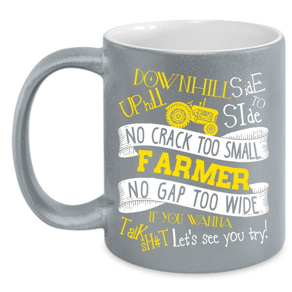 Cute Farmer Coffee Mug, Funny Gift For Farmer Coffee Cup