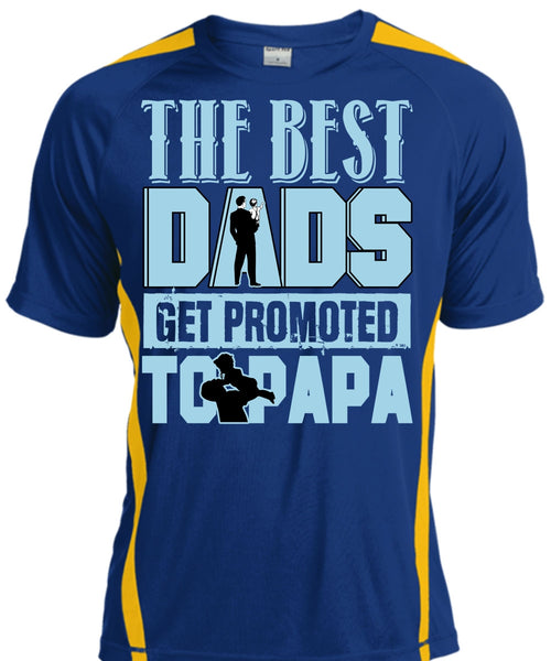 The Best Dads Get Promoted To Papa T Shirt, Being A Papa T Shirt, Cool Shirt