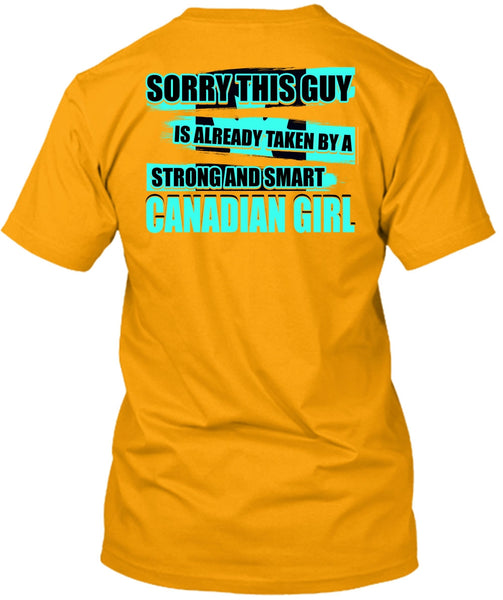 Strong And Smart Canadian Girl T Shirt, I Love Lady T Shirt