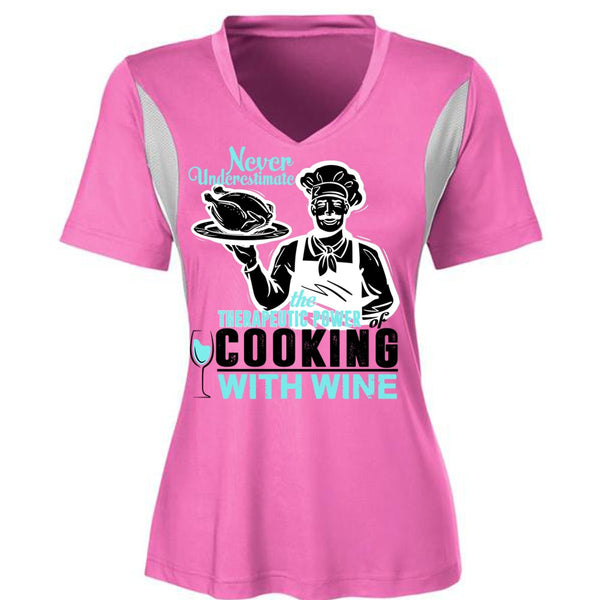 Cooking With Wine T Shirt, I Love Cooking T Shirt, Awesome T-Shirts