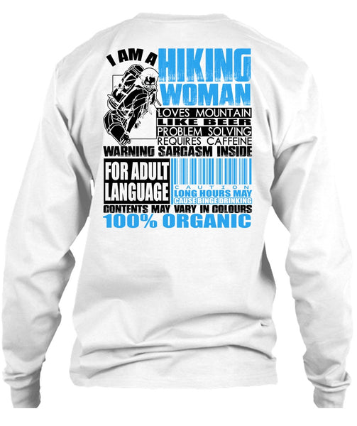 I Am A Hiking Woman T Shirt, I Love Hiking T Shirt