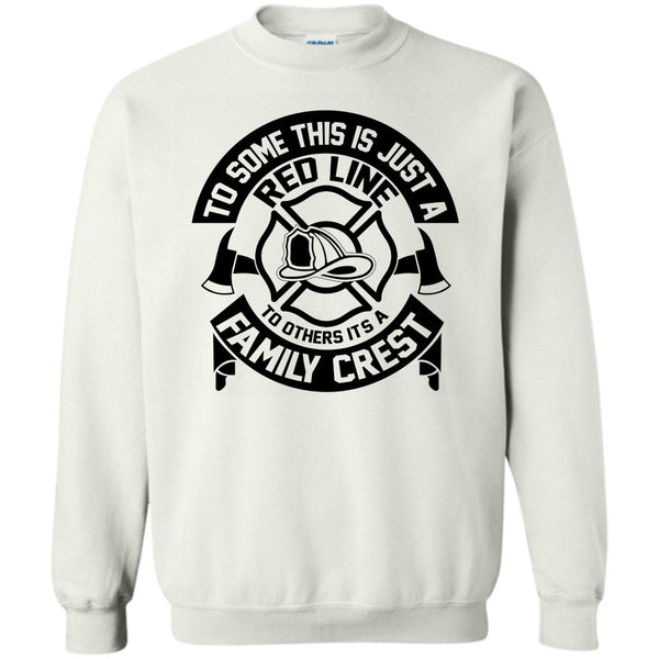 Coolest Firefighter T Shirt, This Is Just A Red Line Sweatshirt