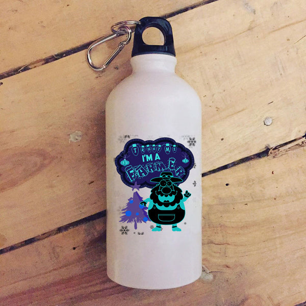 I'm A Farmer 20 oz Stainless Steel Bottle,Funny Christmas Gift For Farmer Outdoor Sports Water Bottle