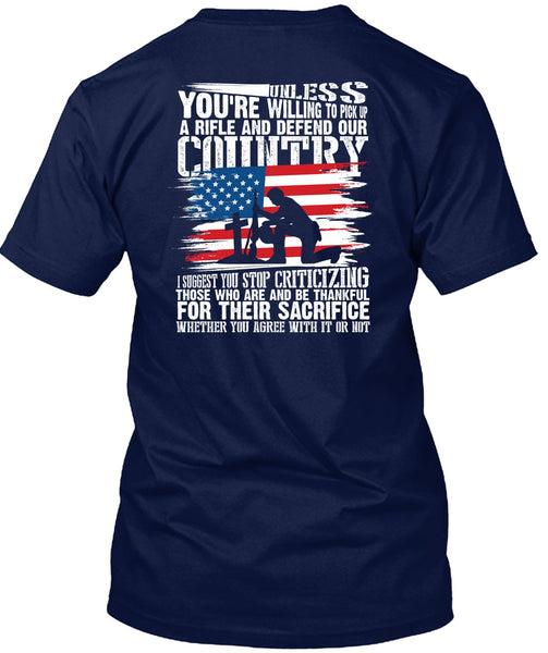 Defend Our Country T Shirt, Being A Veteran T Shirt