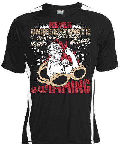 A black t-shirt with the shopify logo