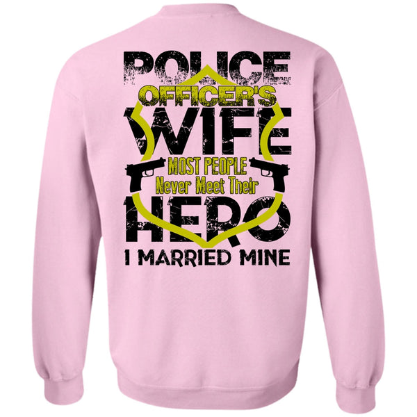 I Love Wife T Shirt, Police Officer's Wife Sweatshirt