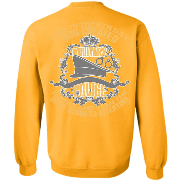 I Love Police T Shirt, God Created Military Police Sweatshirt