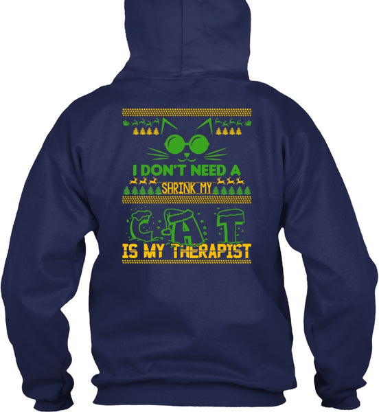 Shrink My Cat Is My Therapist T Shirt, I Love My Cat T Shirt