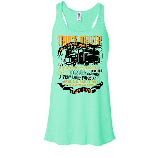 Trucker Driver T Shirt, Coolest Truck Driver Tank Top