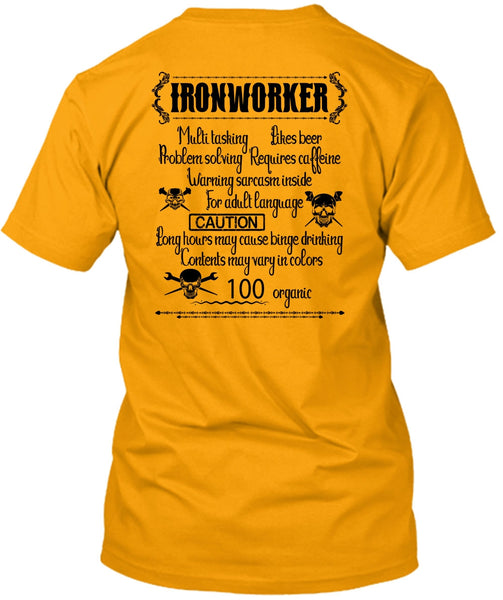 Ironworker Multitasking T Shirt, Being An Ironworker T Shirt