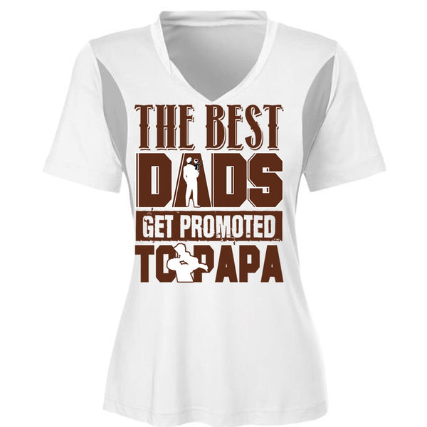 The Best Dads Get Promoted To Papa T Shirt, I Love Dad T Shirt, Awesome T-Shirts