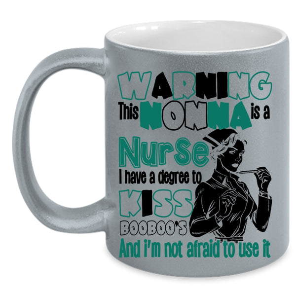 Cute Nurses Coffee Mug, This Nonna Is A Burse Accent Mug