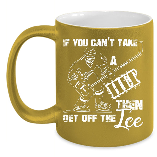 Cool Ice Hockey Coffee Mug, Funny Hockey Player Coffee Cup