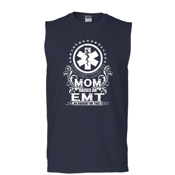 The Best Kind Of Mom T Shirt, Raises An EMT Tank Top (Men's Cotton Sleeveless)